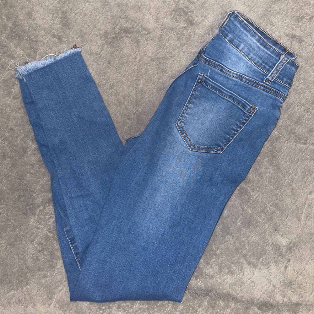 Bamboo Ripped Skinny Jeans